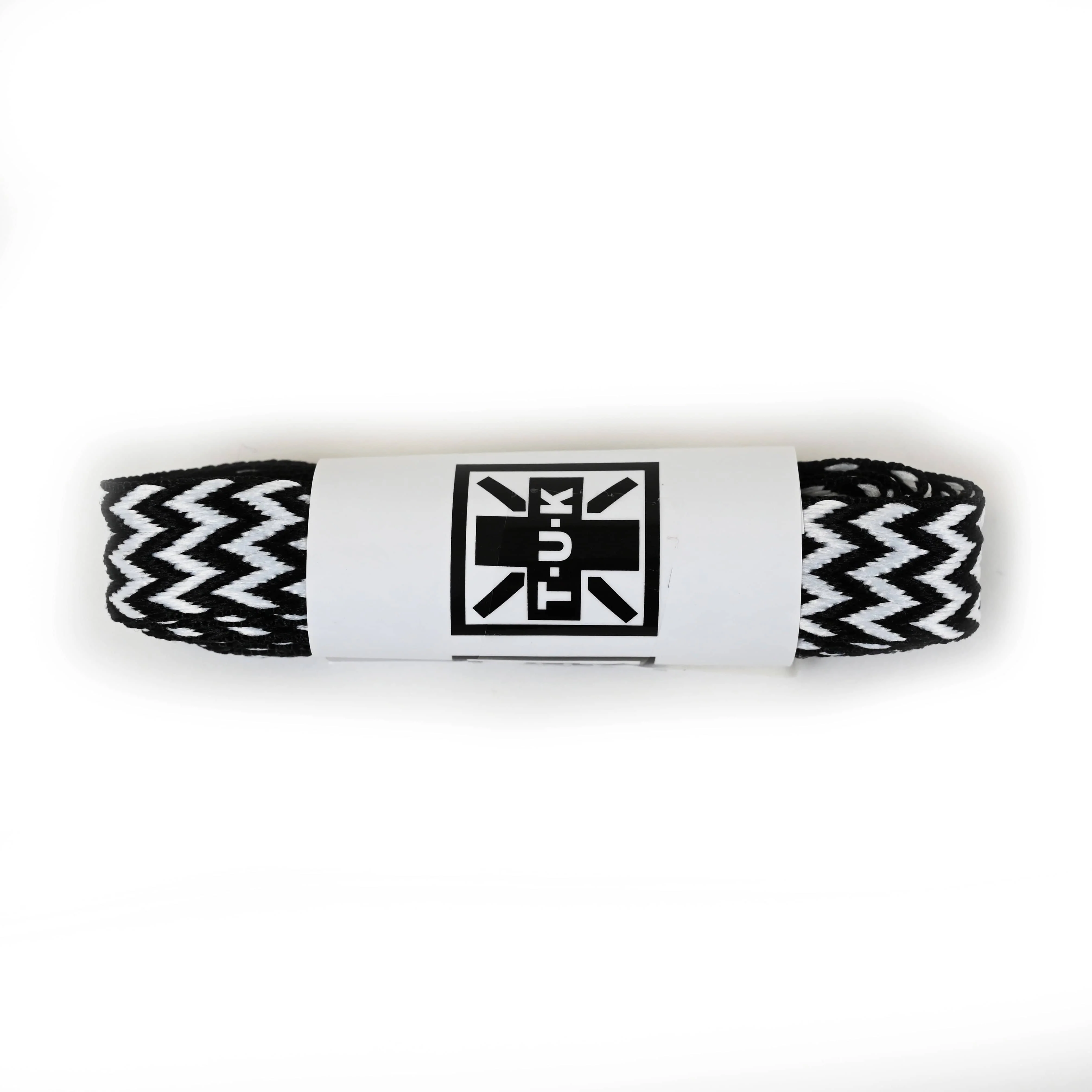 75cm Black and White Phat Flat Laces