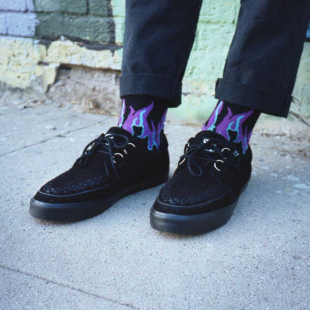 Creeper Sneaker Black Suede - Image 2