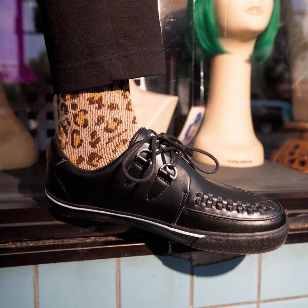 Creeper Sneaker Black Leather - Image 2